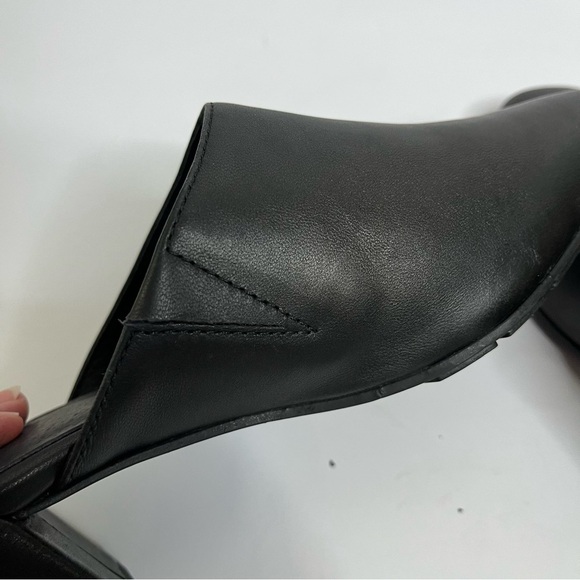 Eileen Fisher Nappa Leather Black Slip-On Mules size 7.5 - Picture 13 of 15